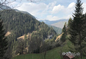 Vista durante la salita a Hohenrätien