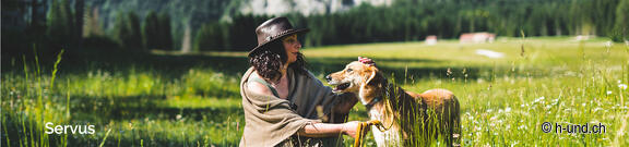 Austria with dog